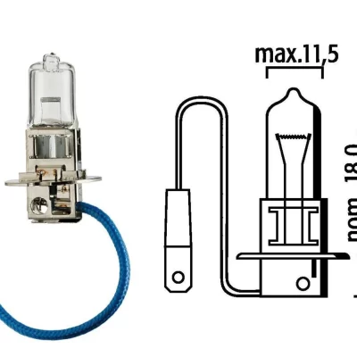 Flosser Rally H3 130W Halogen Fog Light Bulbs 2pc Off Road High Wattage 13330